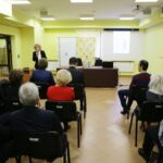 28.09.2016. Uroczystość wręczenia odznak "Za Zasługi Dla Archiwistyki" Kornelii Major i prof. Adamowi Massalskiemu / Wojciech Habdas / Radio Kielce