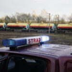 Gniewięcin. Rozszczelniona cysterna z fosforem (29 października 2016 r.) / Jarosław Kubalski / Radio Kielce