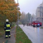 11.10.2016. Ćwiczenia służb ratowniczych, przeprowadzone w cementowni Lafarge w Małogoszczu / Ewa Pociejowska-Gawęda / Radio Kielce
