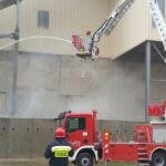 11.10.2016. Ćwiczenia służb ratowniczych, przeprowadzone w cementowni Lafarge w Małogoszczu / Ewa Pociejowska-Gawęda / Radio Kielce