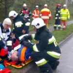 11.10.2016. Ćwiczenia służb ratowniczych, przeprowadzone w cementowni Lafarge w Małogoszczu / Ewa Pociejowska-Gawęda / Radio Kielce