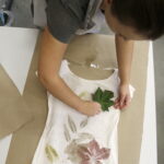 Drukowany obrus w Instytucie Designu (1 października 2016). / Jarosław Kubalski / Radio Kielce