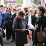 Nauczycielski protest przed Urzędem Wojewódzkim (10 października 2016 r.) / Wojciech Habdas / Radio Kielce