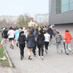 Kielce. Inauguracja sportowego roku akademickiego na Politechnice Świętokrzyskiej (25 października 2016 r.) / Maciej Makuła / Radio Kielce