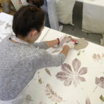 Drukowany obrus w Instytucie Designu (1 października 2016). / Jarosław Kubalski / Radio Kielce