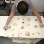 Drukowany obrus w Instytucie Designu (1 października 2016). / Jarosław Kubalski / Radio Kielce