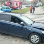 21.10.2016 Kielce. Wypadek na ulicy Tarnowskiej w Kielcach / Wojciech Habdas / Radio Kielce