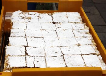 Dzień Papieski przy Bazylice Katedralnej - kremówki papieskie / Stanisław Blinstrub / Radio Kielce