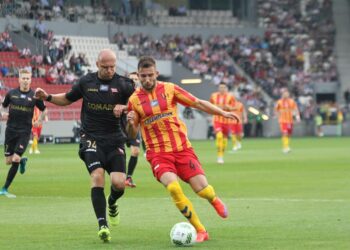 02.10.2016 Mecz Cracovia Kraków - Korona Kielce / Mateusz Kępiński / Korona Kielce