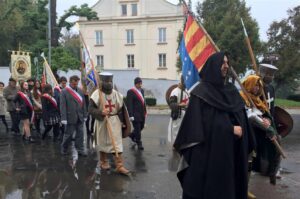 09.10.2016 Sandomierz. Procesja z relikwiami błogosławionego Wincentego Kadłubka / Grażyna Szlęzak - Wójcik / Radio Kielce