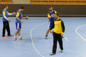 08.10.2016. Trening Vive Tauronu przed meczem Ligi Mistrzów z Pick Szeged / Kamil Król / Radio Kielce