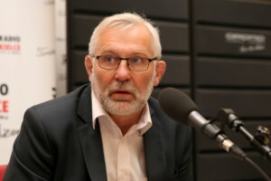 16.10.2016. Studio Polityczne. Lucjan Pietrzczyk - wiceprzewodniczący Platformy Obywatelskiej w regionie świętokrzyskim / Kamil Król / Radio Kielce