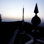 Święty Krzyż. Klasztor. Widok z wieży. / Jarosław Kubalski / Radio Kielce