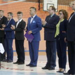 08.10.2016 Daleszyce. Mecz siatkówki Świętokrzyskie VIP-y vs. Rodzice Zastępczy w ramach akcji wojewody „Potrzebuję rodziców od zaraz”. / Jarosław Kubalski / Radio Kielce