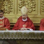 19.10.2016 Kielce. Uroczystości w 32 rocznice męczeńskiej śmierci ks. Jerzego Popiełuszki. Mszę odprawił biskup Kazimierz Ryczan. / Jarosław Kubalski / Radio Kielce