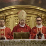 19.10.2016 Kielce. Uroczystości w 32 rocznice męczeńskiej śmierci ks. Jerzego Popiełuszki. Mszę odprawił biskup Kazimierz Ryczan. / Jarosław Kubalski / Radio Kielce