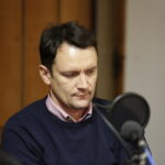 20.10.2016 Kielce. Audycja Punkty Widzenia. Wojciech Kobylarz. / Jarosław Kubalski / Radio Kielce