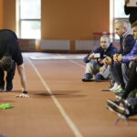 24.10.2016 Kielce. Arkadiusz Rzepka, trener przygotowania fizycznego polskiej kadry piłki nożnej prowadzi warsztaty dla nauczycieli wychowania fizycznego. / Jarosław Kubalski / Radio Kielce