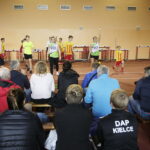 24.10.2016 Kielce. Arkadiusz Rzepka, trener przygotowania fizycznego polskiej kadry piłki nożnej prowadzi warsztaty dla nauczycieli wychowania fizycznego. / Jarosław Kubalski / Radio Kielce