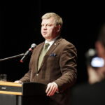 25.10.2016 Kielce. Konwent Prawa i Sprawiedliwości podsumowujaca rok wyborów. Senator Jarosław Rusiecki. / Jarosław Kubalski / Radio Kielce