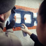 26.10.2016 Kielce. Mural na ścianie biblioteki Politechniki Świętokrzyskiej. / Jarosław Kubalski / Radio Kielce