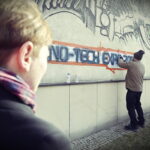 26.10.2016 Kielce. Mural na ścianie biblioteki Politechniki Świętokrzyskiej. / Jarosław Kubalski / Radio Kielce