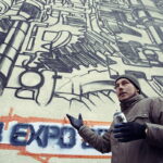 26.10.2016 Kielce. Mural na ścianie biblioteki Politechniki Świętokrzyskiej. / Jarosław Kubalski / Radio Kielce