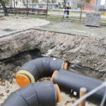 31.10.2016 Kielce. Rozpoczęła się budowa magistrali ciepłowniczej Kielce-Wschód / Jarosław Kubalski / Radio Kielce