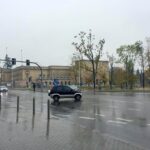 22.10.2016. Sygnalizacja świetlna na skrzyżowaniu ulic Krakowskiej, Ściegiennego, Jana Pawła II oraz Miodowicza w Kielcach / Robert Felczak / Radio Kielce