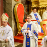 2.10.2016 Kielce. X Hubertus Świętokrzyski. Uroczysta msza święta w Katedrze i przemarsz ulicami Kielc. / Wojciech Habdas / Radio Kielce