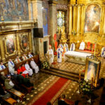 2.10.2016 Kielce. X Hubertus Świętokrzyski. Uroczysta msza święta w Katedrze i przemarsz ulicami Kielc. / Wojciech Habdas / Radio Kielce