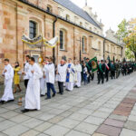 2.10.2016 Kielce. X Hubertus Świętokrzyski. Uroczysta msza święta w Katedrze i przemarsz ulicami Kielc. / Wojciech Habdas / Radio Kielce