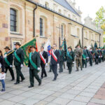 2.10.2016 Kielce. X Hubertus Świętokrzyski. Uroczysta msza święta w Katedrze i przemarsz ulicami Kielc. / Wojciech Habdas / Radio Kielce