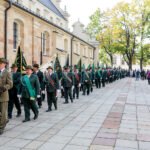 2.10.2016 Kielce. X Hubertus Świętokrzyski. Uroczysta msza święta w Katedrze i przemarsz ulicami Kielc. / Wojciech Habdas / Radio Kielce