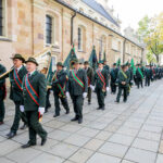 2.10.2016 Kielce. X Hubertus Świętokrzyski. Uroczysta msza święta w Katedrze i przemarsz ulicami Kielc. / Wojciech Habdas / Radio Kielce