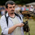 2.10.2016 Kielce. Hubertus Świętokrzyski. Prezentacja ptaków drapieżnych. / Wojciech Habdas / Radio Kielce