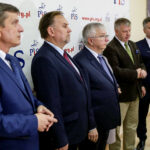 3.10.2016 Kielce. Konferencja prasowa polityków Prawa i Sprawiedliwości. / Wojciech Habdas / Radio Kielce