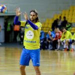 4.10.2016 Kielce. Mecz Vive Tauron - Gwardia Opole. Dean Bombac / Wojciech Habdas / Radio Kielce