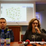 05.10.2016. Konferencja prasowa dotycząca wprowadzenia Krajowej Mapy Zagrożeń w województwie świętokrzyskim / Wojciech Habdas / Radio Kielce