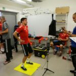 06.10.2016. Piłkarze Korony Kielce przechodzili badania wydolnościowe / Wojciech Habdas / Radio Kielce