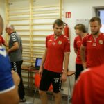 06.10.2016. Piłkarze Korony Kielce przechodzili badania wydolnościowe / Wojciech Habdas / Radio Kielce