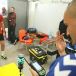 06.10.2016. Piłkarze Korony Kielce przechodzili badania wydolnościowe / Wojciech Habdas / Radio Kielce
