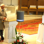 15.10.2016 Kielce. Dzień Białej Laski, czyli święto osób niewidomych i niedowidzących. Msza Święta odprawiona w kościele pw. św. Józefa Robotnika w Kielcach. Nabożeństwu przewodniczył biskup Jan Piotrowski. / Wojciech Habdas / Radio Kielce