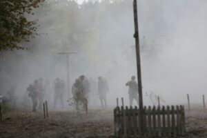 09.10.2016 Tokarnia. Rekonstrukcja historyczna / Wojciech Habdas / Radio Kielce