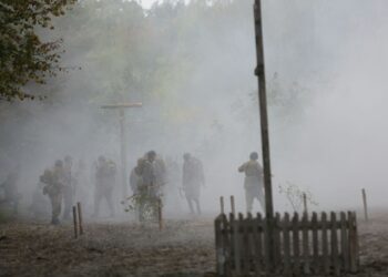 09.10.2016 Tokarnia. Rekonstrukcja historyczna / Wojciech Habdas / Radio Kielce