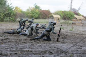 09.10.2016 Tokarnia. Rekonstrukcja historyczna / Wojciech Habdas / Radio Kielce