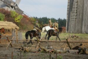 09.10.2016 Tokarnia. Rekonstrukcja historyczna / Wojciech Habdas / Radio Kielce