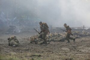 09.10.2016 Tokarnia. Rekonstrukcja historyczna / Wojciech Habdas / Radio Kielce