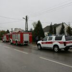 11.10.2016. Pożar domu przy ulicy Piekoszowskiej w Kielcach / Wojciech Habdas / Radio Kielce