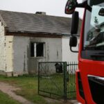 11.10.2016. Pożar domu przy ulicy Piekoszowskiej w Kielcach / Wojciech Habdas / Radio Kielce